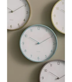 Sale Wandklok Sencillez - Mistig blauw - Ø30cm Klokken