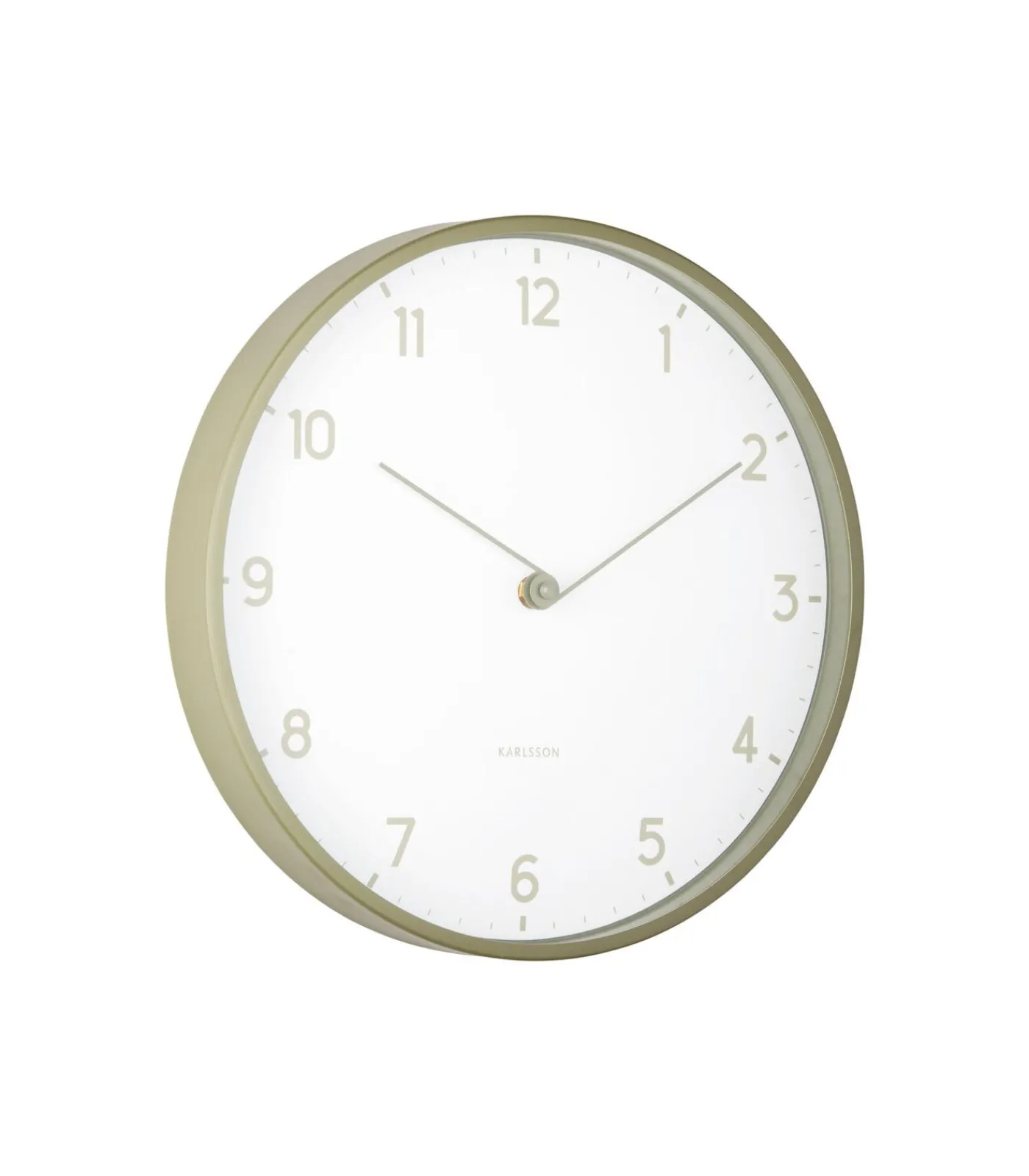 Best Wandklok Sencillez - Theegroen - Ø30cm Klokken