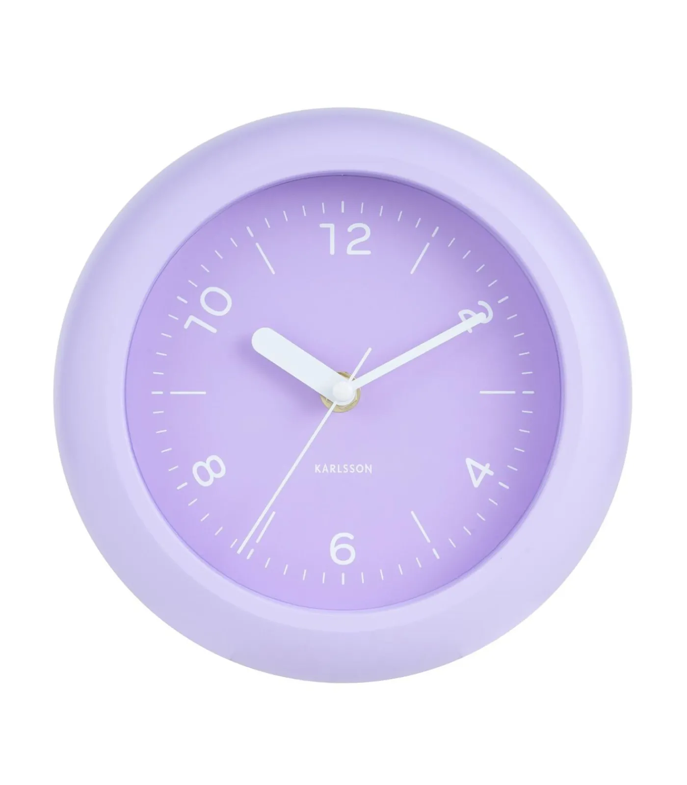 Outlet Wandklok Slope - Zachtpaars - Ø20cm Klokken