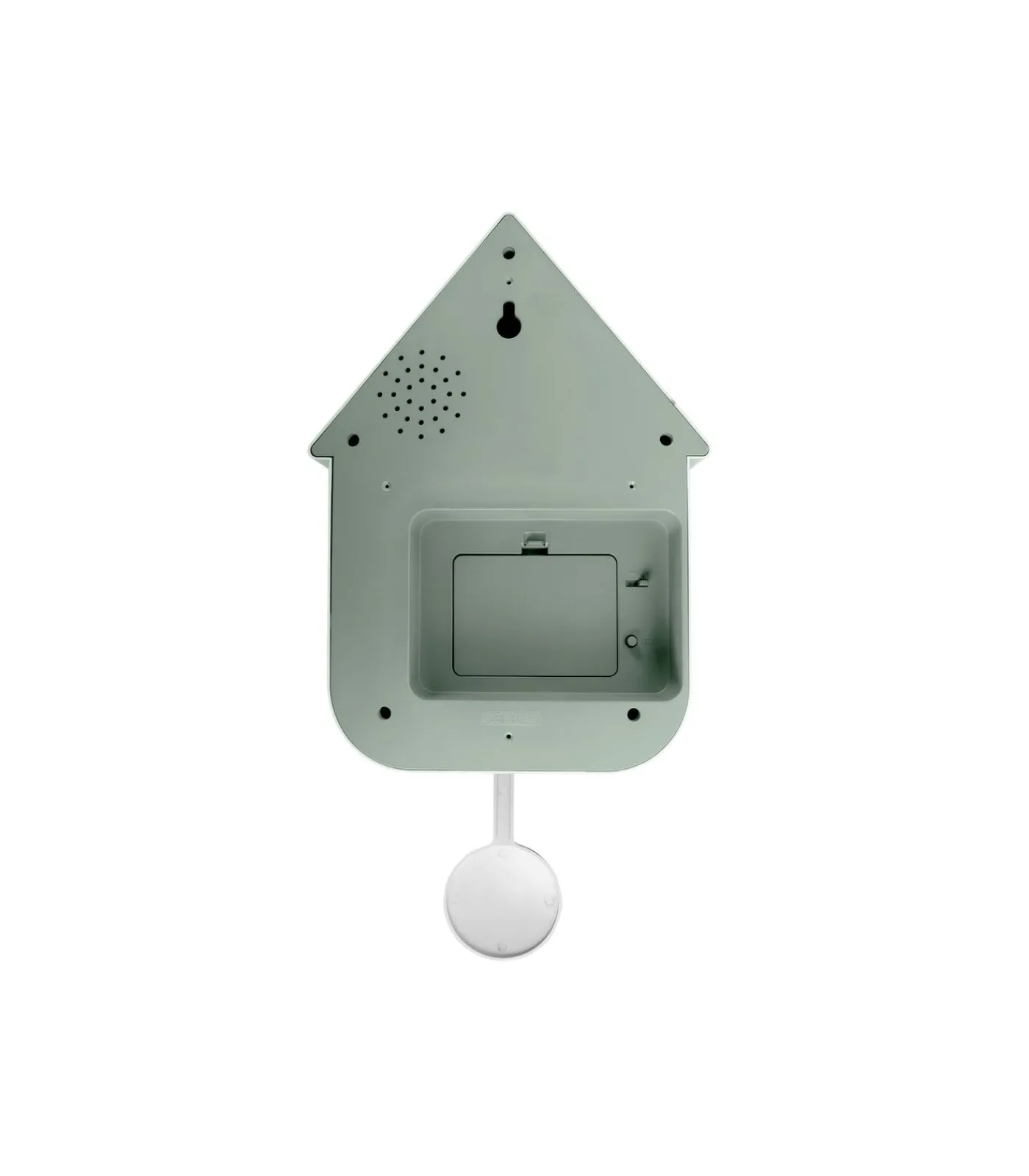 Clearance Wandklok Solo Color Cuckoo - Jadegrijs - 6x21,5x41cm Klokken