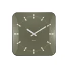 Sale Wandklok Sucinto Dome Square - Groen - 35x35x35cm Klokken