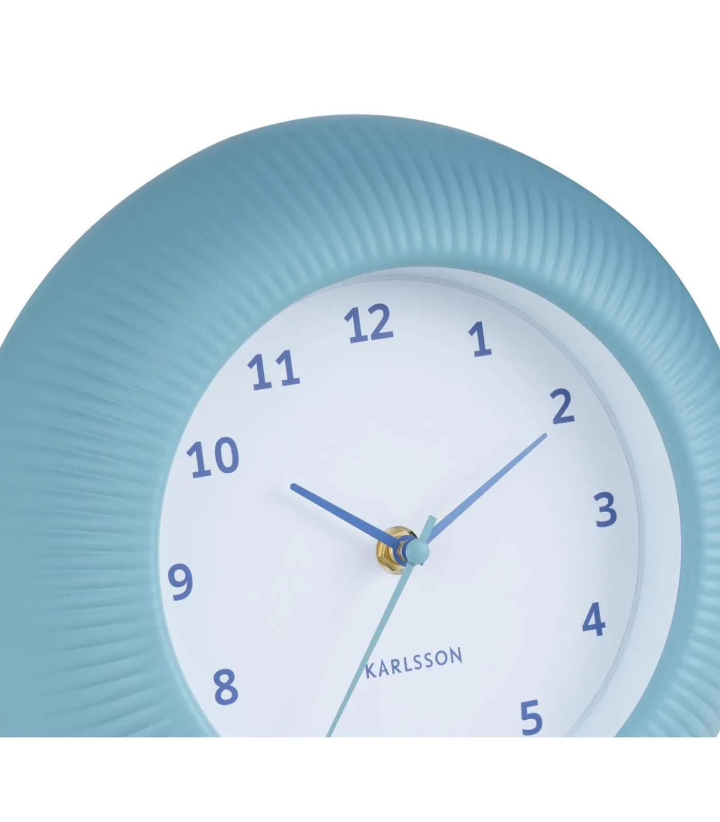 Outlet Wandklok Tender Rib - Mistig blauw - Ø25cm Klokken