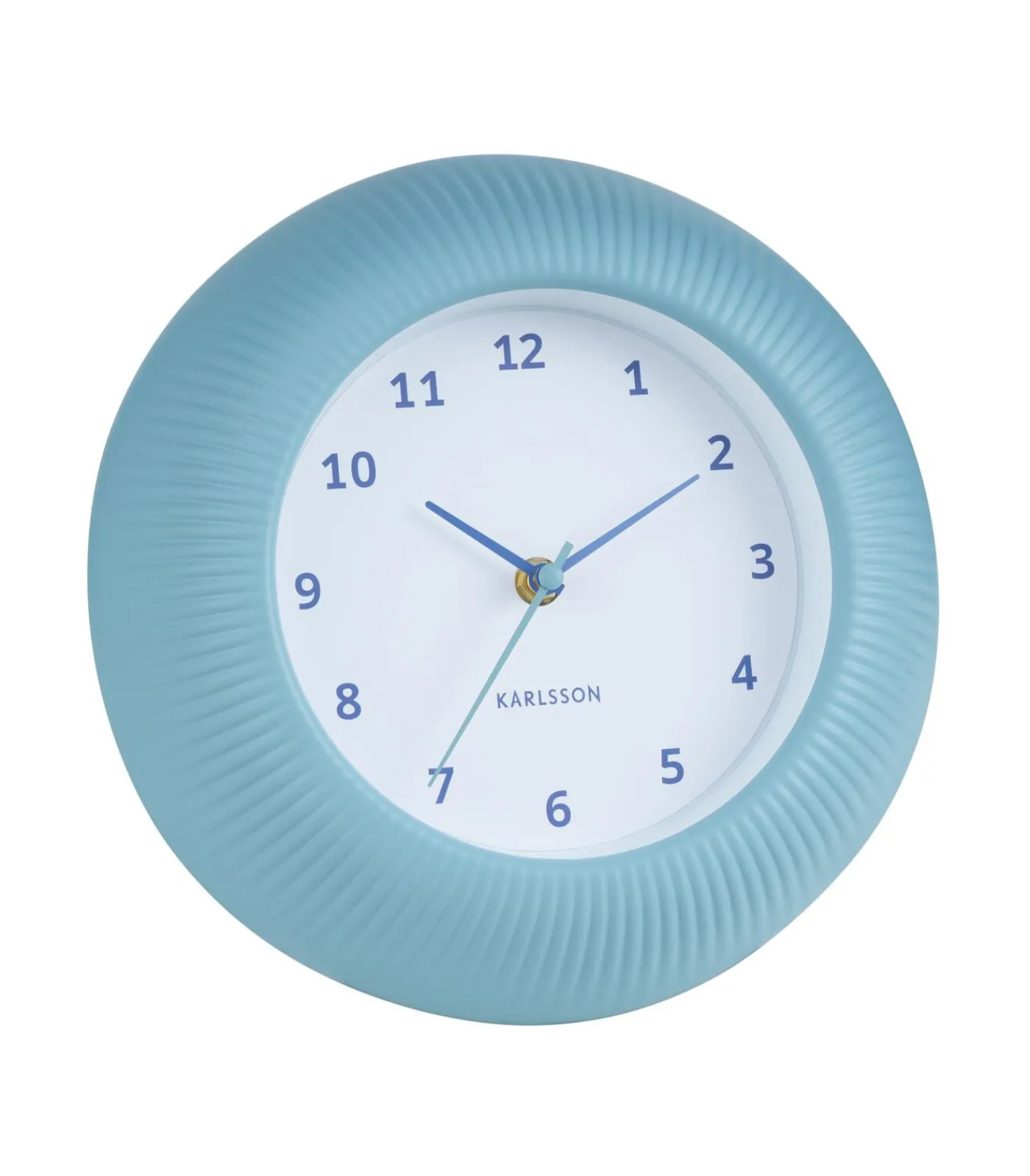 Outlet Wandklok Tender Rib - Mistig blauw - Ø25cm Klokken