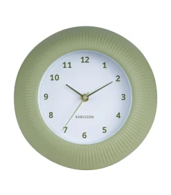 Best Wandklok Tender Rib - Theegroen - Ø25cm Klokken