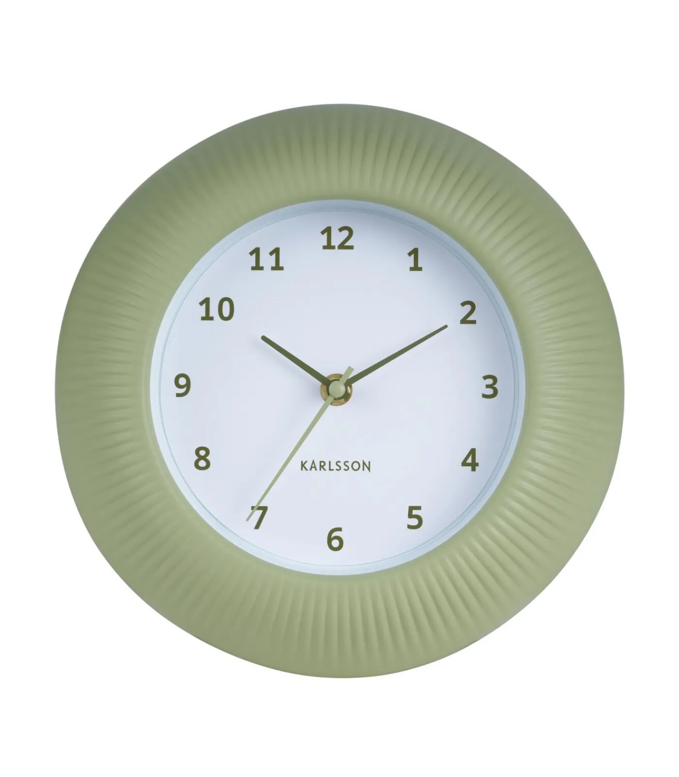 Best Wandklok Tender Rib - Theegroen - Ø25cm Klokken