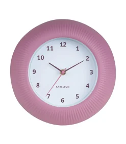 Discount Wandklok Tender Rib - Warmroze - Ø25cm Klokken