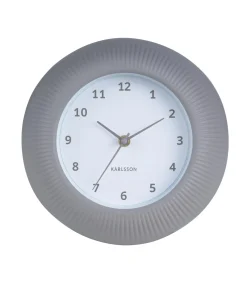 Discount Wandklok Tender Rib - Warmgrijs - Ø25cm Klokken