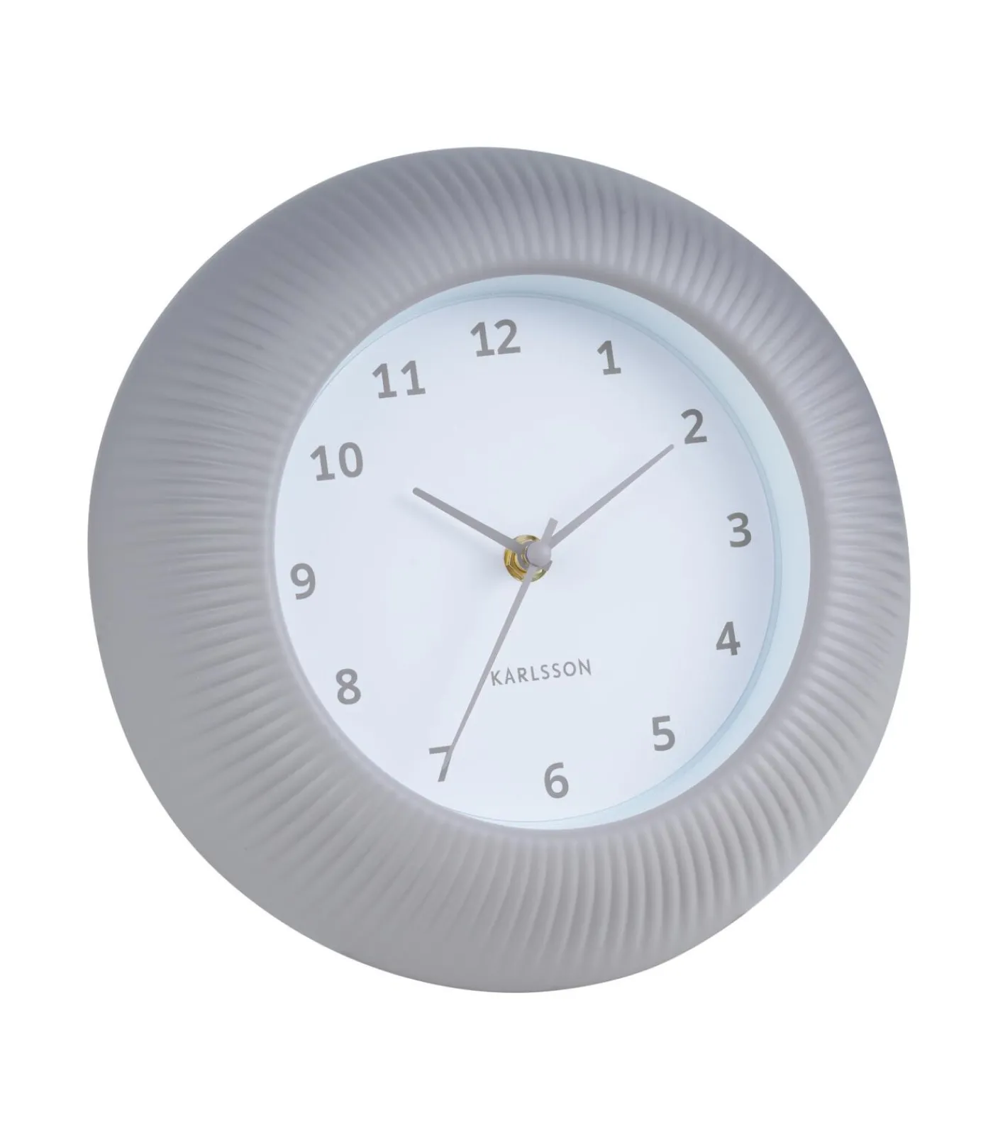 Discount Wandklok Tender Rib - Warmgrijs - Ø25cm Klokken