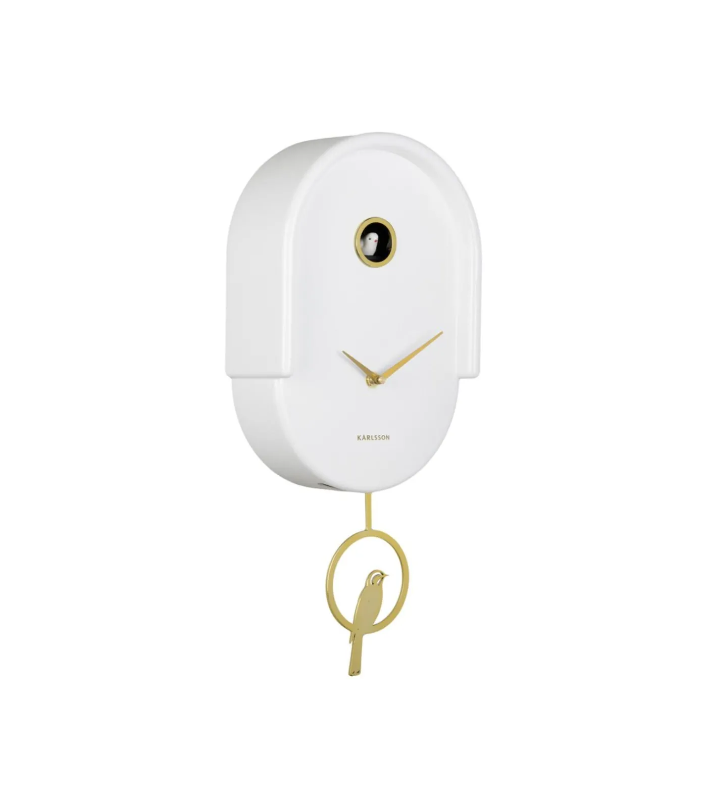 Wandklok Tweet - Wit - 20x8.5x42cm Klokken