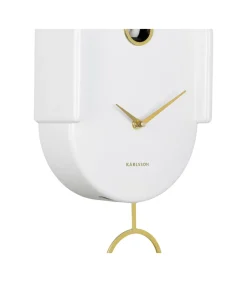 Wandklok Tweet - Wit - 20x8.5x42cm Klokken