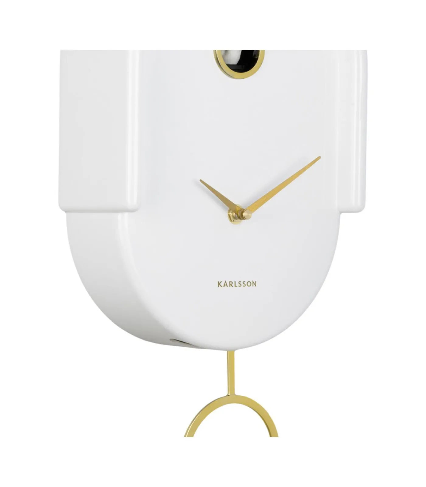 Wandklok Tweet - Wit - 20x8.5x42cm Klokken