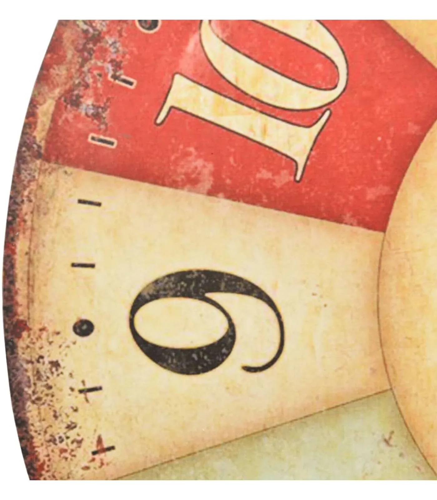 Discount Wandklok vintage stijl 60 cm meerkleurig Klokken