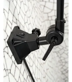 Outlet Wandlamp Amsterdam - Taupe/Zwart - 65x32x45cm Muurverlichting