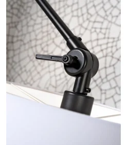 Outlet Wandlamp Amsterdam - Taupe/Zwart - 65x32x45cm Muurverlichting