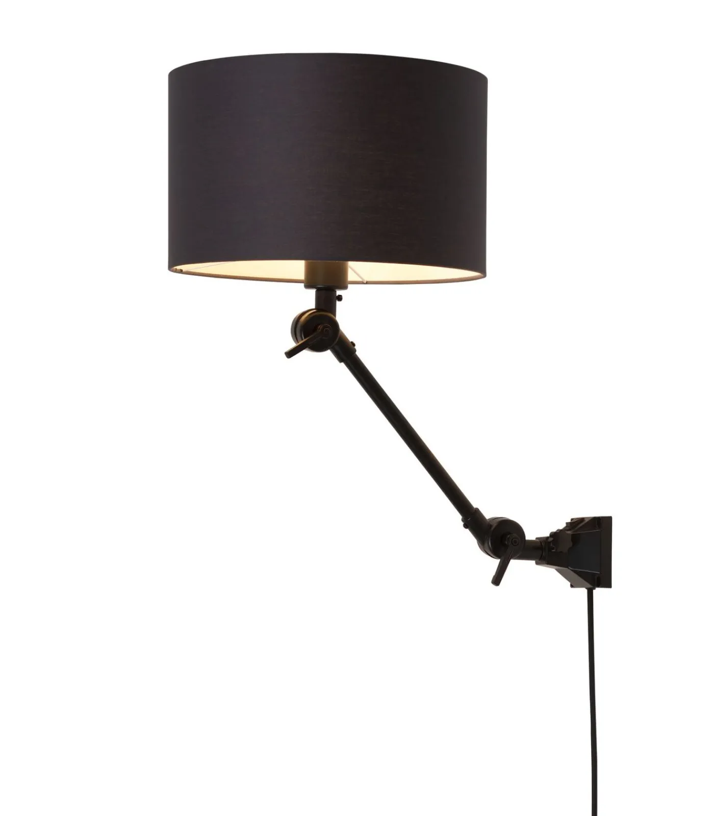 Wandlamp Amsterdam - Zwart/Zwart - 65x32x45cm Muurverlichting