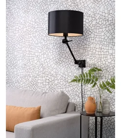 Wandlamp Amsterdam - Zwart/Zwart - 65x32x45cm Muurverlichting