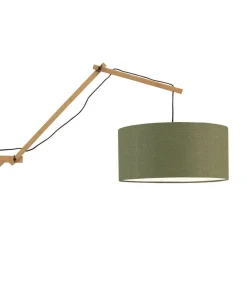 Best Wandlamp Andes - Bamboe/Groen - 95x47x55cm Muurverlichting