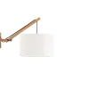 Wandlamp Andes - Bamboe/Wit - 50x32x45cm Muurverlichting