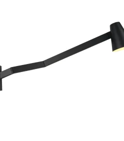 New Wandlamp Biarritz - Zwart - 89x12x25cm Muurverlichting