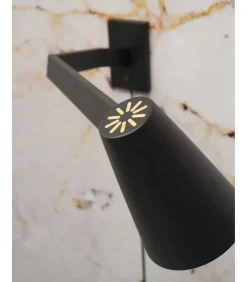 New Wandlamp Biarritz - Zwart - 89x12x25cm Muurverlichting