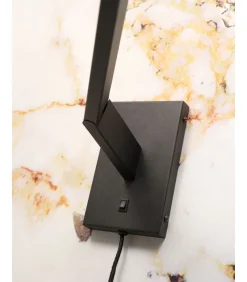 New Wandlamp Biarritz - Zwart - 89x12x25cm Muurverlichting