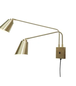 Online Wandlamp Bremen - Goud - 130x60x49cm - 2L Muurverlichting