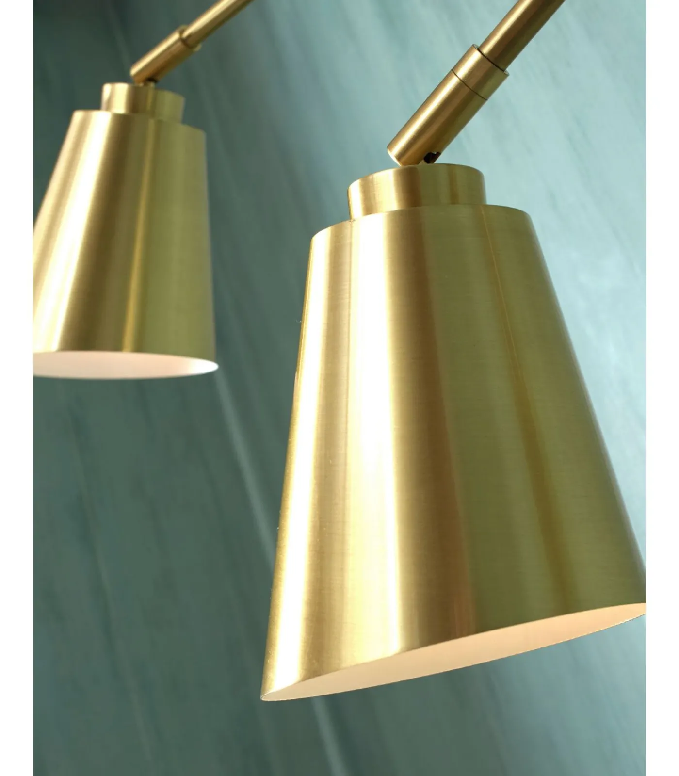 Online Wandlamp Bremen - Goud - 130x60x49cm - 2L Muurverlichting