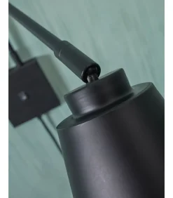 Discount Wandlamp Bremen - Zwart - 130x60x49cm - 2L Muurverlichting