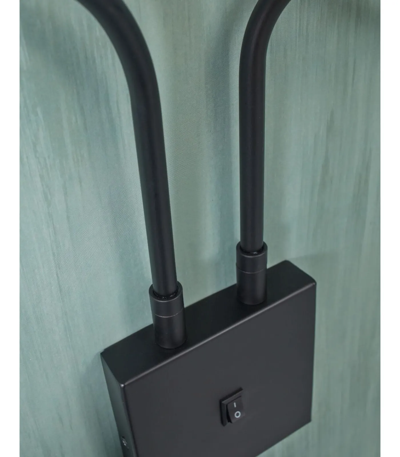 Discount Wandlamp Bremen - Zwart - 130x60x49cm - 2L Muurverlichting