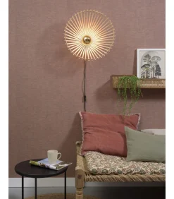 Online Wandlamp Bromo - Bamboe - Asymmetrisch - Ø50cm Muurverlichting