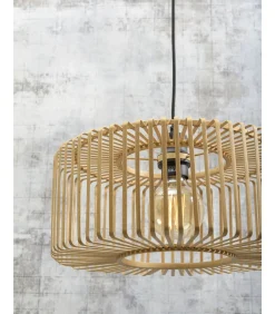 Best Wandlamp Bromo - Bamboe - 55x40x45cm Muurverlichting