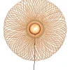 Clearance Wandlamp Cango - Bamboe - Ø60cm Muurverlichting