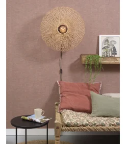 Clearance Wandlamp Cango - Bamboe - Ø60cm Muurverlichting