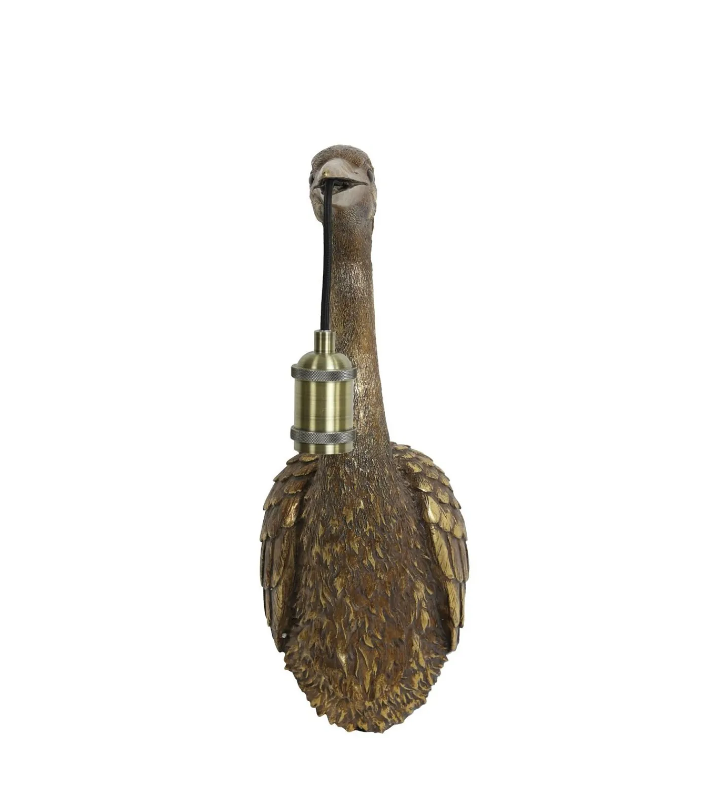 New Wandlamp Crane - Antiek Brons - 29.5x16x48cm Muurverlichting