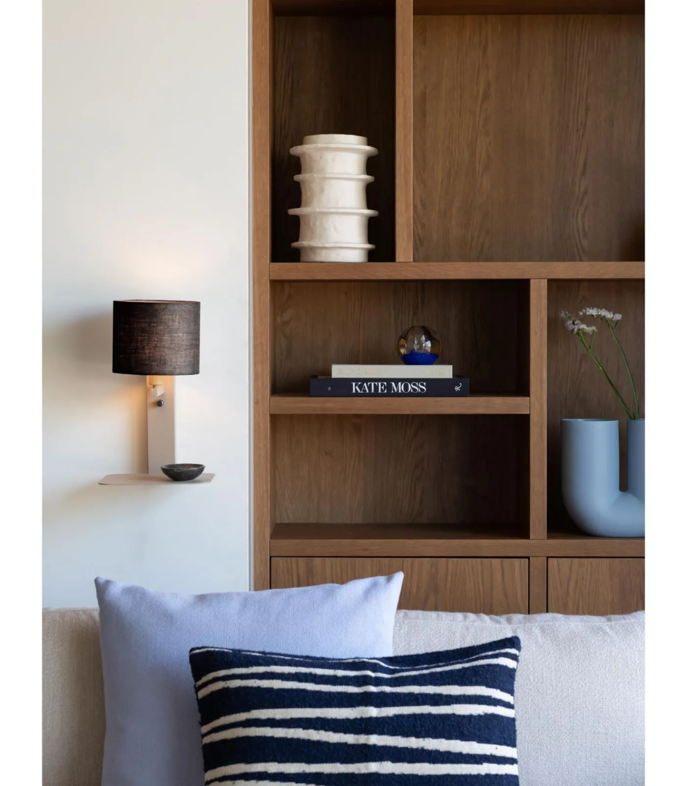 Hot Wandlamp Florence - Bruin - 24x24x42cm Muurverlichting