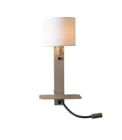 Sale Wandlamp Florence - Bruin - 24x24x52cm Muurverlichting