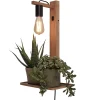 Sale Wandlamp Flores - Bamboe - 30x18x52cm Muurverlichting