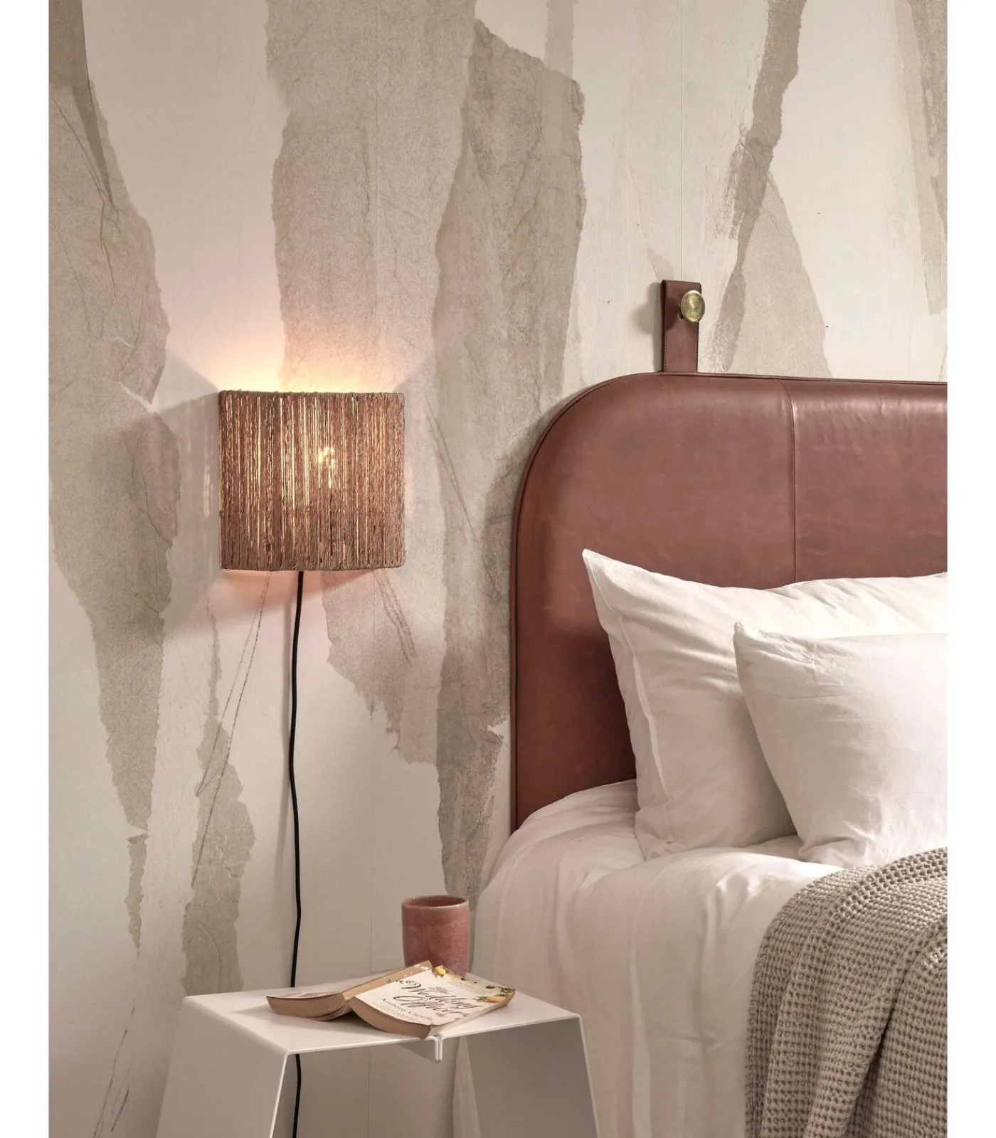 New Wandlamp Iguazu - Jute - 25x25x22cm Muurverlichting