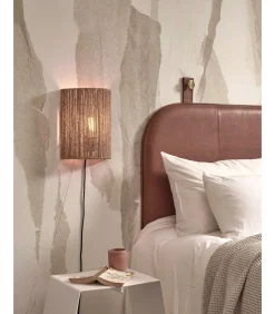 Best Wandlamp Iguazu - Jute - 25x25x32cm Muurverlichting