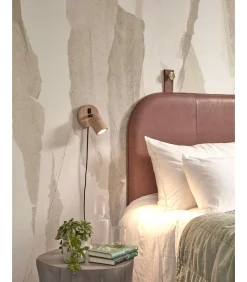 Outlet Wandlamp Java - Bamboe - Ø12cm Muurverlichting