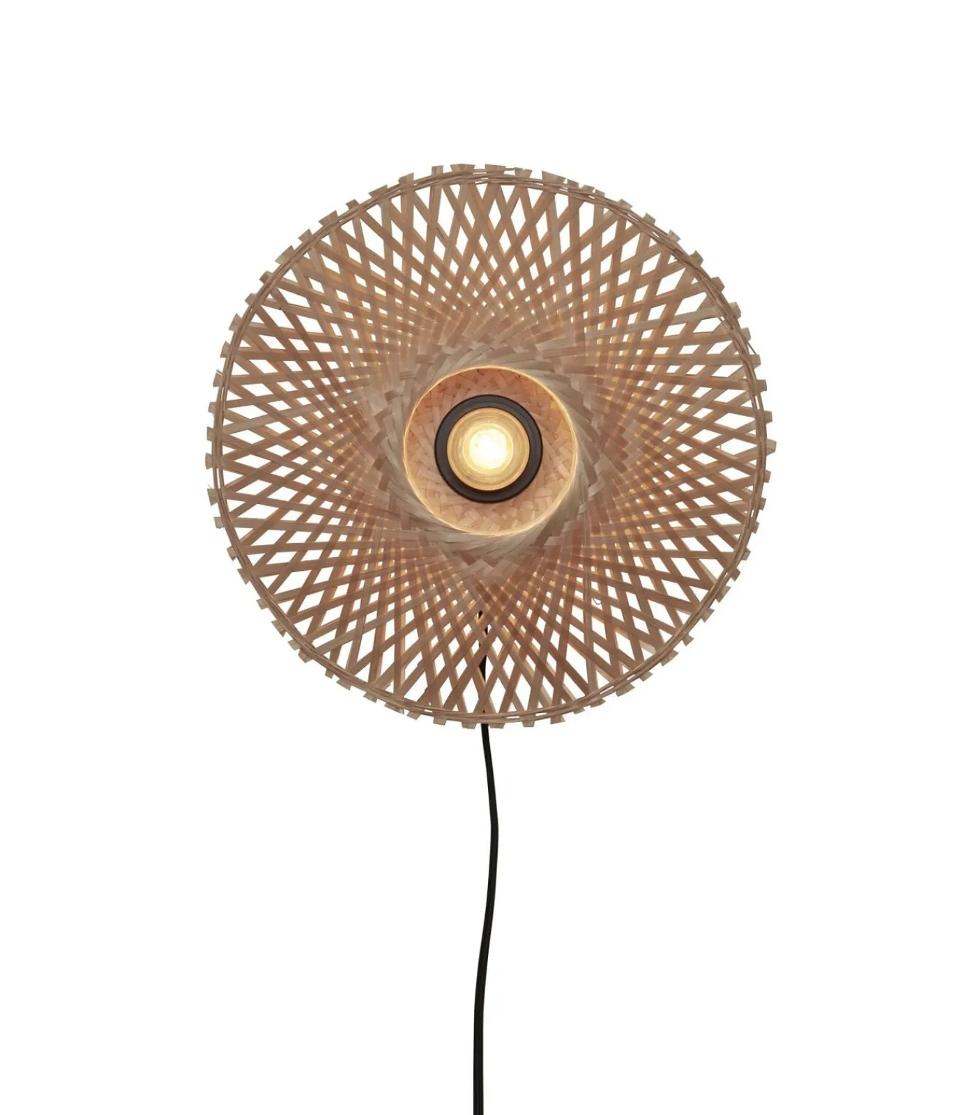 Sale Wandlamp Kalimantan - Bamboe - Ø30cm Muurverlichting