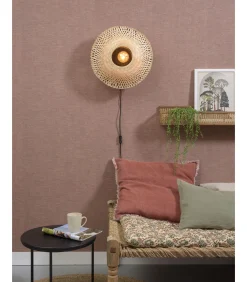 Best Wandlamp Kalimantan - Bamboe - Ø44cm Muurverlichting
