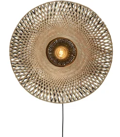 New Wandlamp Kalimantan - Bamboe - Ø60cm Muurverlichting