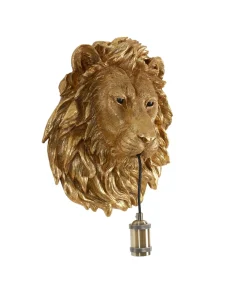 New Wandlamp Lion - Brons - 33.5x19x40.5cm Muurverlichting