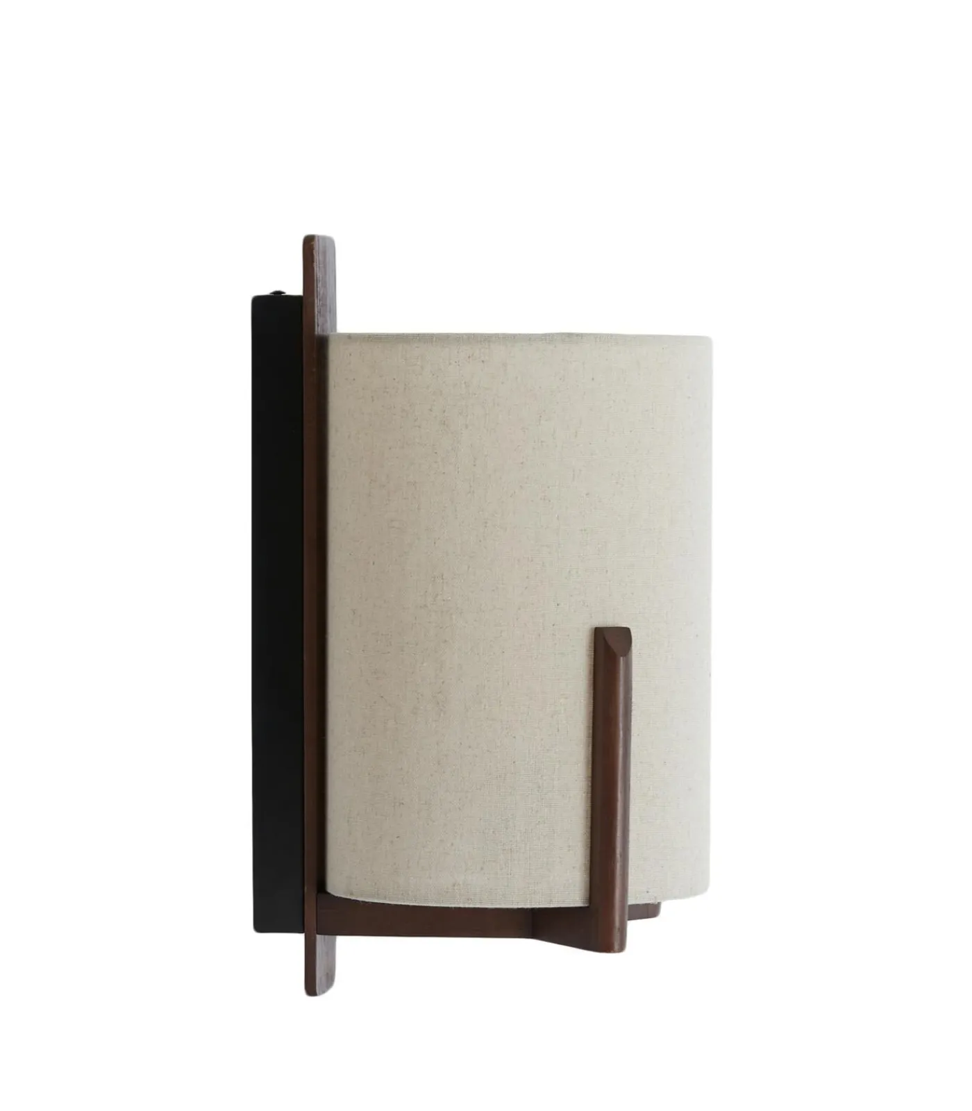 Outlet Wandlamp Litto - Donkerbruin - 22x18x36cm Muurverlichting