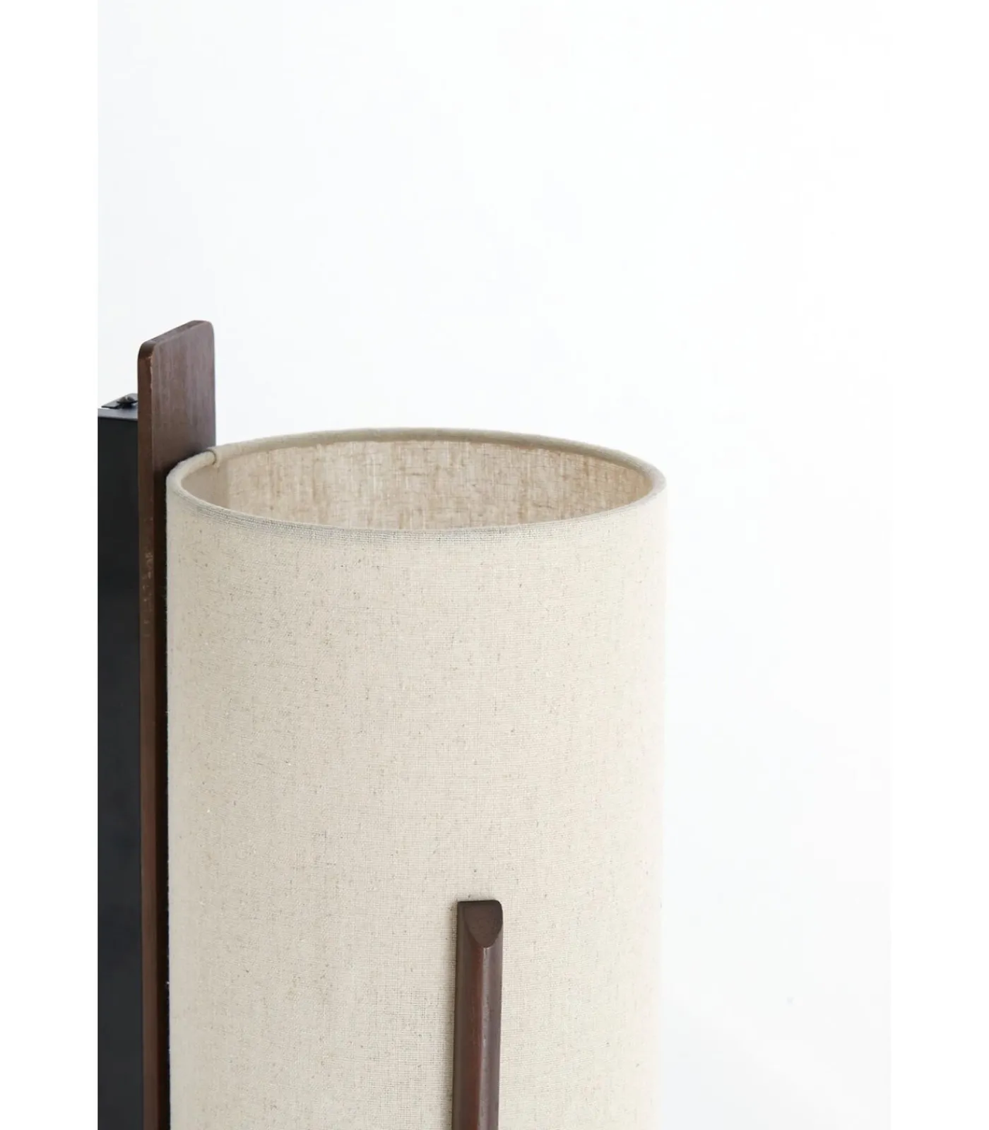 Outlet Wandlamp Litto - Donkerbruin - 22x18x36cm Muurverlichting