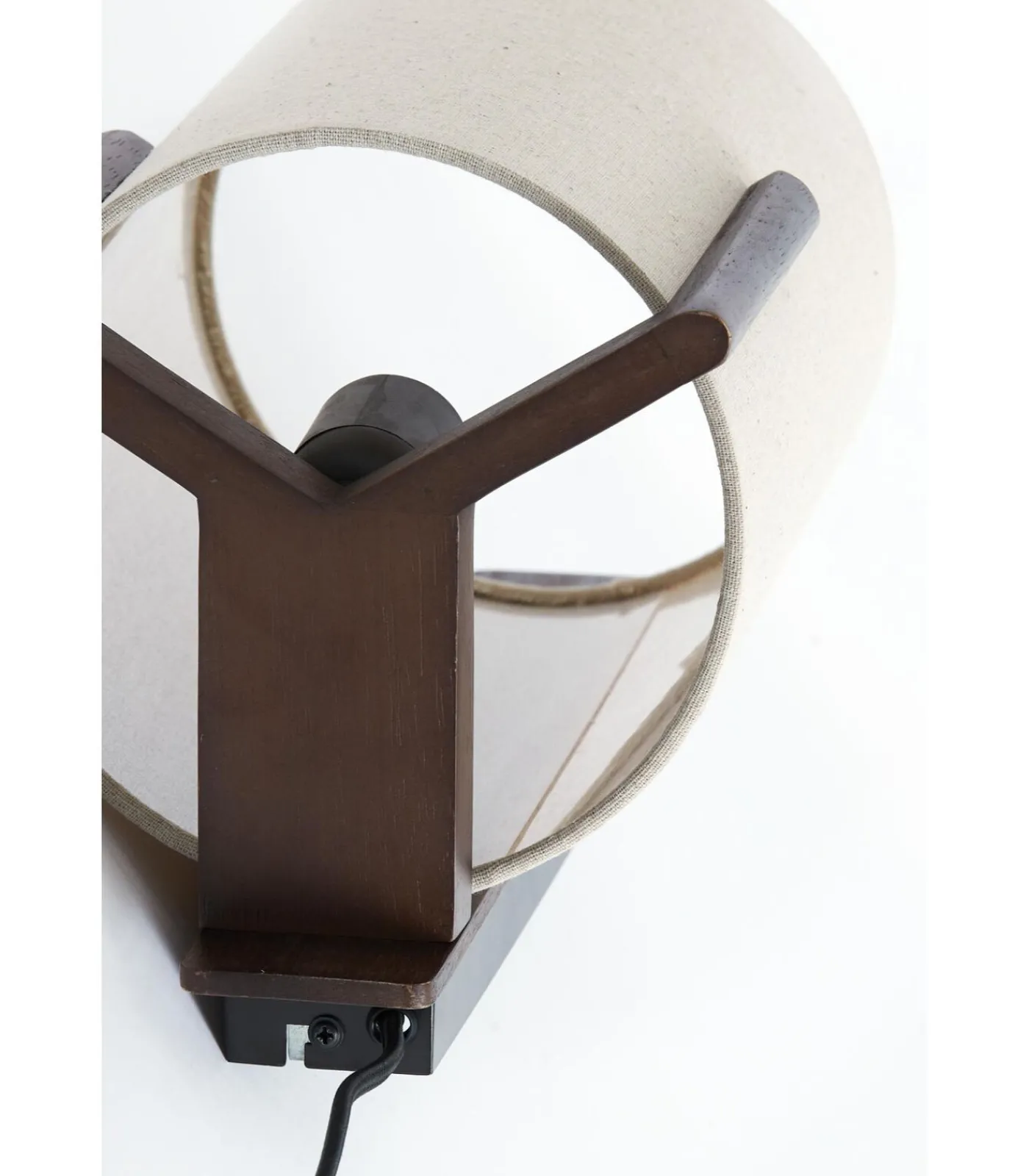 Outlet Wandlamp Litto - Donkerbruin - 22x18x36cm Muurverlichting