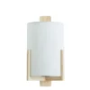Hot Wandlamp Litto - Naturel - 22x18x36cm Muurverlichting