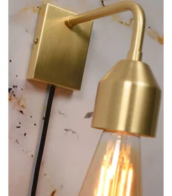 Best Wandlamp Madrid - Goud - 20x7x15cm Muurverlichting