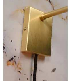 Best Wandlamp Madrid - Goud - 20x7x15cm Muurverlichting